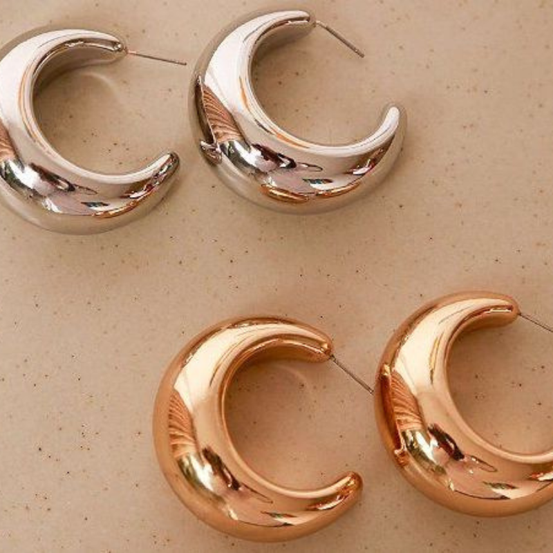 Brinco argola cor Prata ou Dourado